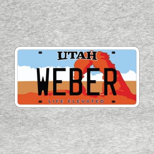Utah Vanity license plate weber grill T-Shirt